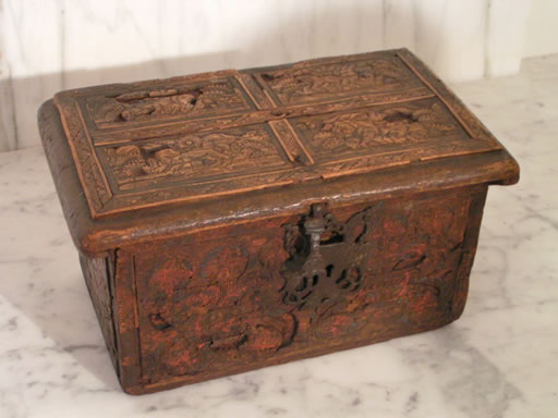 Antique woodbox
