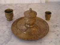 Bronze Desk Set French