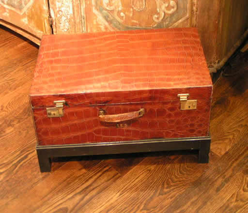 Vintage Alligator Suitcase